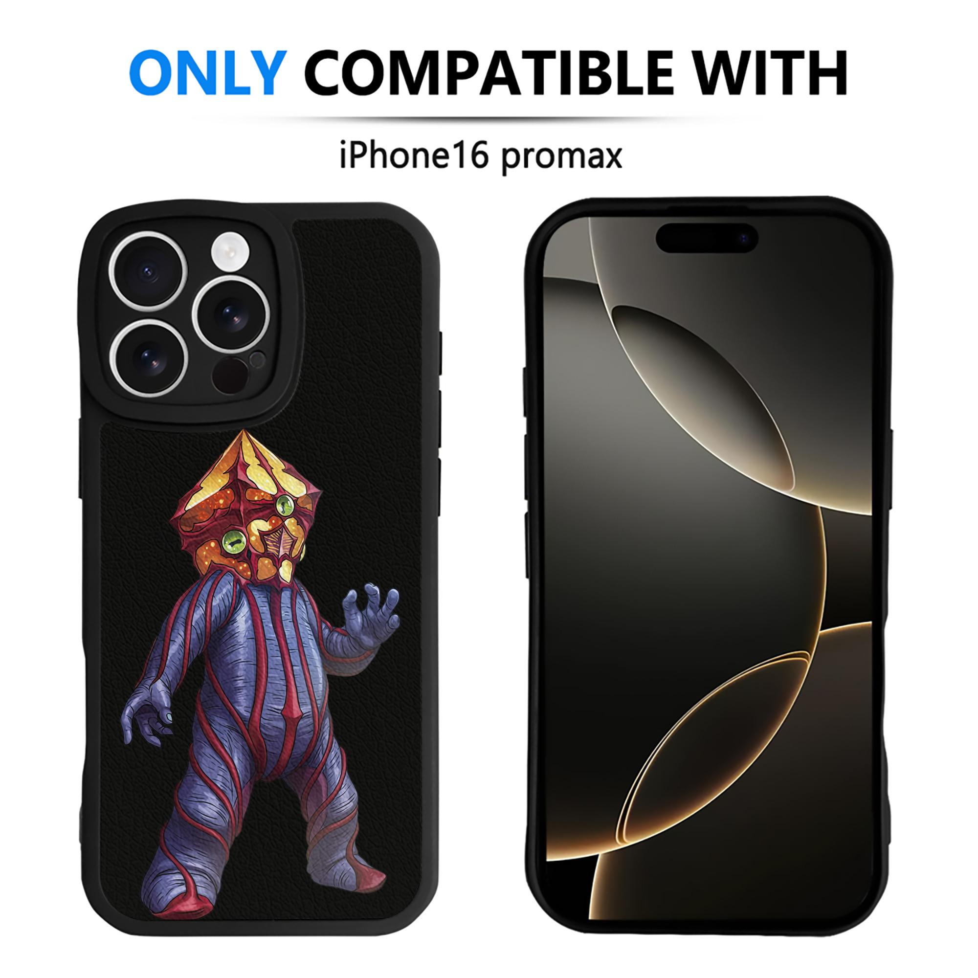 （画像用） ウルトラマン Ultraman 【iPhone 16シリーズ対応】シリコンスマホケース（レザー調） 材質：シリコン